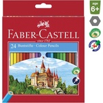 Faber-Castell Цветни моливи faber-castell шестоъгълни 24 броя 120124 (120124)