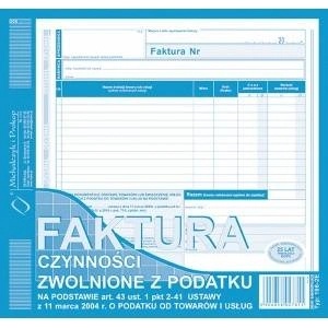 Michalczyk & Prokop Tax-exempt invoice 2/3 a4