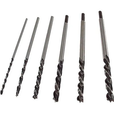 Extol комплект свредла за дърво в пластмасов държач; 6бр, 300mmx6-8-10-12-13-14mm (001156, 22460) (001156, 22460)