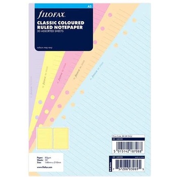Image 1 of FILOFAX Пълнител за органайзер Classic, А5, на редове, 6 цвята, асорти (340508)
