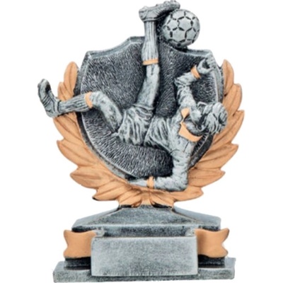 Fotbalová plastika trofej hráč nůžky
