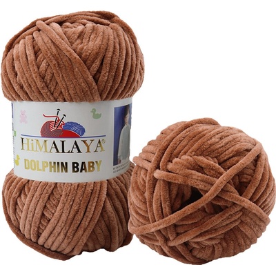 Himalaya příze Dolphin Baby 80337 oříškově hnědá – Zboží Dáma
