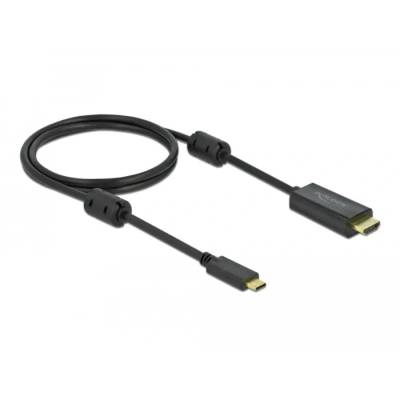 Delock Кабел Delock USB-C - HDMI (DP Alt Mode) 4K 60 Hz, 1 m, Черен (DELOCK-85969)