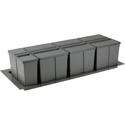 Gollinucci Odpadkový kôš do zásuvky SISTEMA 9XL 1200 mm / Šedá