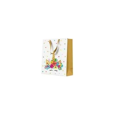 Darčeková taška stredne veľká - UNICORN PARTY 20x10x25 cm