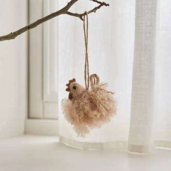 Wikholm Form Závěsná slepička hnědá