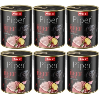 Dolina Noteci Piper s hovädzou pečeňou a zemiakmi 6 x 800 g