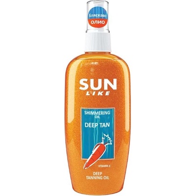 Sun Like Блестящо олио за бърз загар, 150 ml