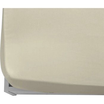 Image 1 of Png Панагюрище Долен чаршаф с ластик 90/200/20 см екрю 100% памук