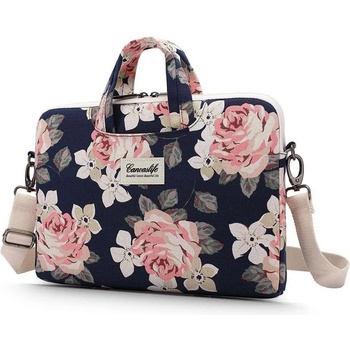 Canvaslife Чанта за лаптоп CANVASLIFE BriefCase, 15-16"", Navy Rose (15443-0)