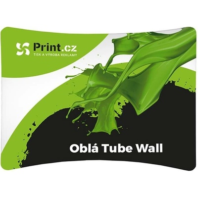 Print.cz Prezentační textilní stěna TubeWall, oblá, 600x228 cm