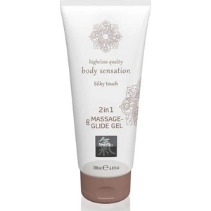 Shiatsu Massage & Glide Gel 2in1 Silky Touch 200ml