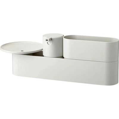 Sada na mytí nádobí DISH-IT 31 cm, sada 4 ks, světle šedá, plast, RIG-TIG