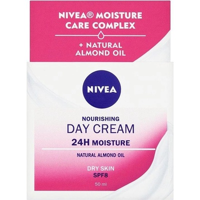Nivea Aqua Effect Moisturizing Day Cream výživný krém pre suchú pleť 50 ml