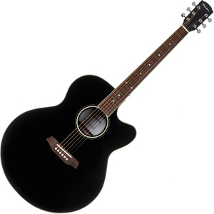 Pasadena PJC-300 Black Джъмбо китара