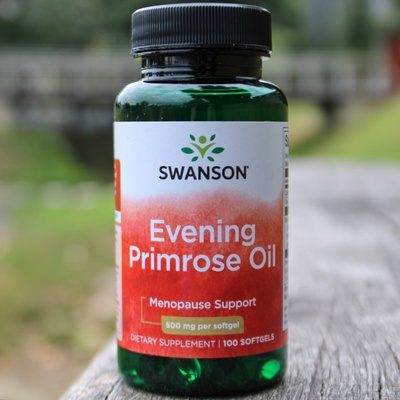 Swanson Pupalkový Olej Evening Primrose Oil 500 mg 100 kapsúl