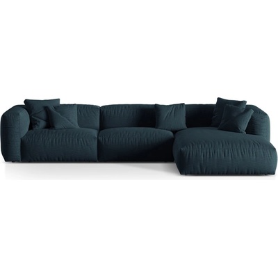 Micadoni Тъмносин модулен ъглов диван (десен ъгъл) Martina - Micadoni Home (MIC_RC_169_F1_MARTINA3)