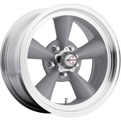 AMERICAN RACING VN309 TT O 8,5x15 5x120,65 ET-24 vintage silver machined lip