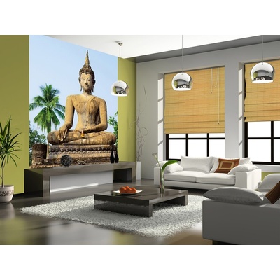 W+G 378 Papírová 4 dílná fototapeta Sukhothai, Wat Sra Si Temple, rozměry 183 x 254 cm