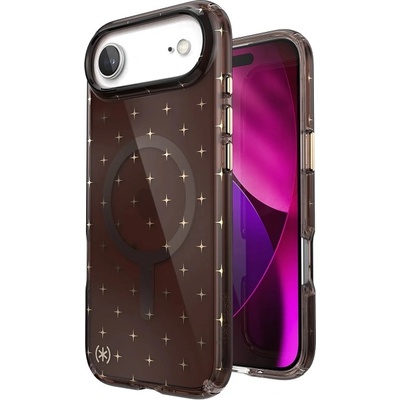Speck Калъф Speck - Presidio Lux Glitter, iPhone 17 Air, MagSafe, Shade/Gold Stars (151019-3275)