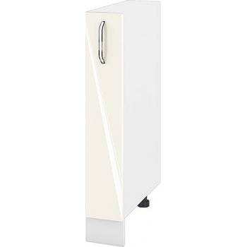 Image 1 of ИРИМ Долен кухненски шкаф бутилиера Сити БФ-Крийм гланц-11-41 15 см