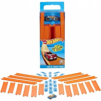 Hot Wheels Trať Mattel Track Builder s autíčkom