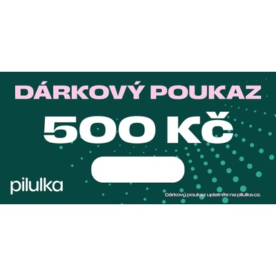 PILULKA Elektronický dárkový poukaz na 500 Kč