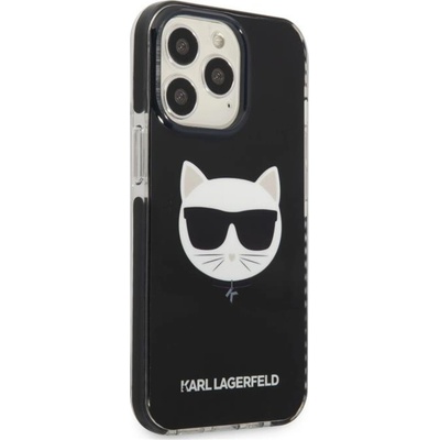 KARL LAGERFELD Гръб Karl Lagerfeld TPE Choupette Head Case за iPhone 13 Pro Max - Черен