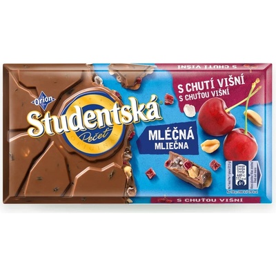 Orion Studentská Pečeť Mléčná s Višněmi 170 g