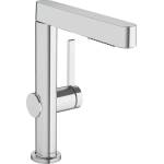 Hansgrohe Finoris - Смесител за мивка, с Push-Open изпразнител и изтеглящ се душ, EcoSmart, хром 76063000 (76063000)