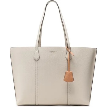 Tory Burch Дамска чанта Tory Burch Perry Triple-Compartment Tote 81932 Бял (Perry Triple-Compartment Tote 81932)