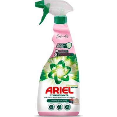Ariel Delicately Odstraňovač skvrn pro bílé i barevné prádlo ve spreji 750 ml