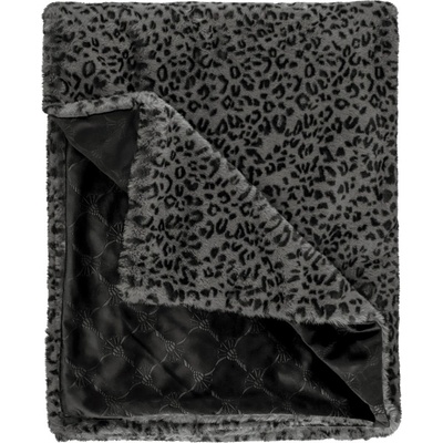 Elegantní pléd Leopard 130x170 antracit JOOP!
