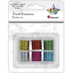 TITANUM Craft-Fun Series floristic wire 6pcs/0.3mmx3.6m color: mix 3.6 m