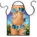 KupMa zástera Žena s kvetmi a motýľmi