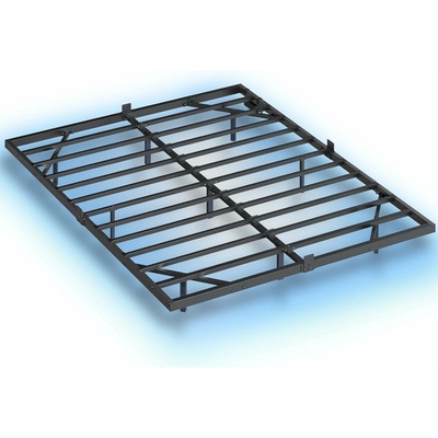 VASAGLE Workman s nabíjecí stanicí a LED osvětlením černý