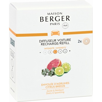 Maison Berger Paris Аромати за дифузер за автомобил Citrus Breeze (6580)