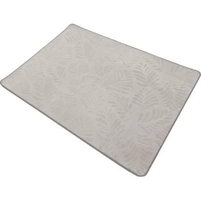 Takoy Koberec 80x150 vzor listí šedý-HT-00402 | 80 x 150 cm