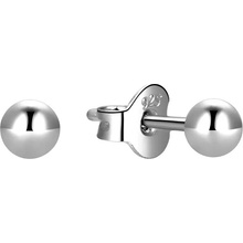 MOISS Minimalistické stříbrné náušnice pecky E000142 0,4 cm