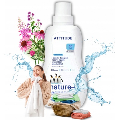 Attitude Prací gél s vôňou lúčnych kvetov 1050 ml (35 pracích dávok)