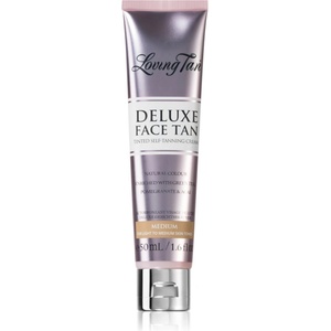 Loving Tan Deluxe Face Tan автобронзант крем за лице цвят Medium 50ml