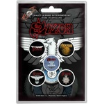 RAZAMATAZ Значки saxon - wheels of steel - razamataz - bb078