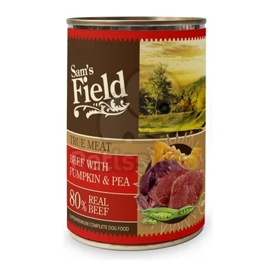 Sam's Field True Meat Beef with Pumpkin & Pea консерва 6 x 400 г