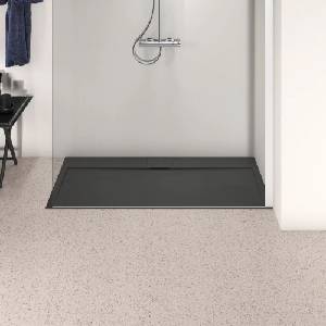 Ideal Standard i. life Ultra Flat S правоъгълно душ корито, наситено черно, 140x70 см (T5241FV)