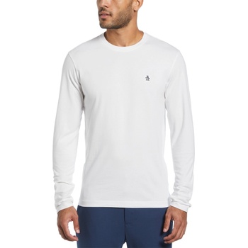 Image 1 of Original Penguin Тениска Original Penguin Original Long Sleeve Crew T Shirt - Bright White