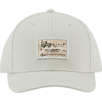 Alpha Industries Crew Camo Cap šiltovka stone šedá