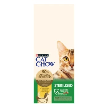 Purina Cat Chow Sterilized Dospělý Kuřecí maso 15 kg
