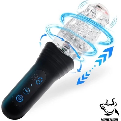 INTOYOU Mастурбатор с вибрации, тласкане и ротация Subaz