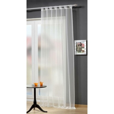 HOME WOHNIDEEN hotová záclona 48441 UNI 0105 bila 245x140 cm (v x s)