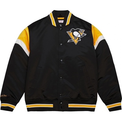 Mitchell & Ness pánská bunda Pittsburgh Penguins NHL Heavyweight Satin jacket